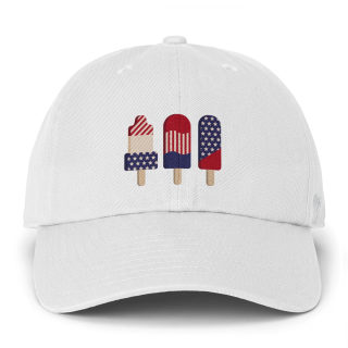 Patriotic Popsicles Cap | American Flag Ice Pop Hat 4