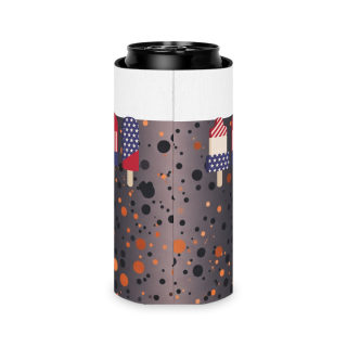 American Flag Popsicles Can Cooler | Patriotic Fourth of July Koozie 8