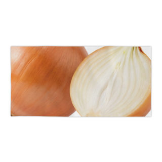 Onion Print Beach Towel | Realistic Onion Design, Kitchen Produce Pattern 6