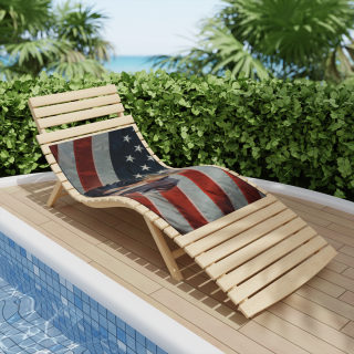 Uncle Sam Pointing American Flag Beach Towel | Patriotic Fourth of July 11