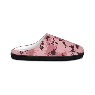Pink Camouflage Indoor Slippers | Women's Cozy House Shoes 3