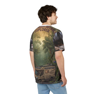 Camper Van Jungle Adventure Tee | All Over Print Shirt 15