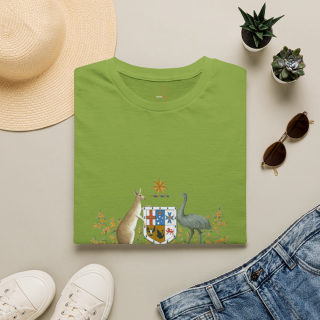Australian Coat of Arms shirt | Kangaroo Emu Crest T-Shirt 6