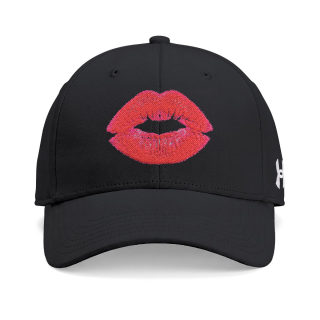 Glitter Kiss Lips Cap | Baseball Hat with Lip Print 2
