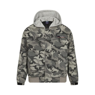 Camouflage Cotton-Padded Hooded Jacket for Men | Winter Coat 5