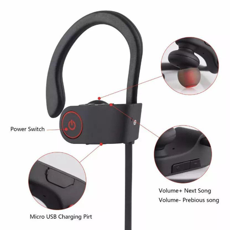 Over-Ear Sports Wireless Bluetooth Headphones