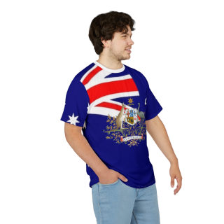 Australian Flag Coat of Arms Tee | All-Over Print Shirt 26