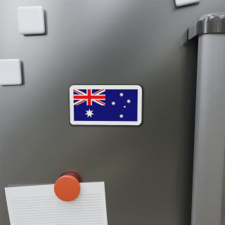 Australian Flag Die-Cut Magnet | Australia Rectangle Flag Magnet 8