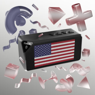 American Flag Bluetooth Speaker | Portable Patriotic Speaker 4