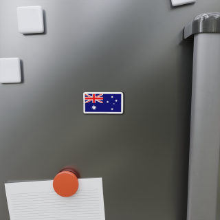 Australian Flag Die-Cut Magnet | Australia Rectangle Flag Magnet 1