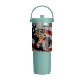 Uncle Sam Pointing American Flag Tumbler | 32oz Nomad 4