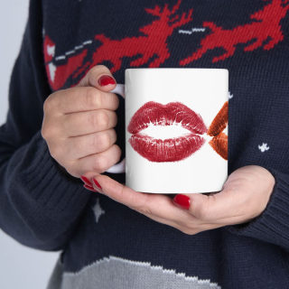 Kiss Lip Print Mug | Ceramic Coffee Cup 17