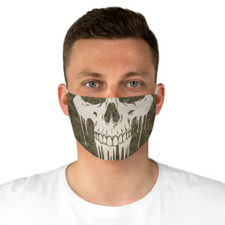 Dripping Skull Camouflage Face Mask