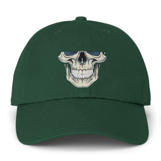 Grinning Skull Cap | Baseball Hat Skull Face 11