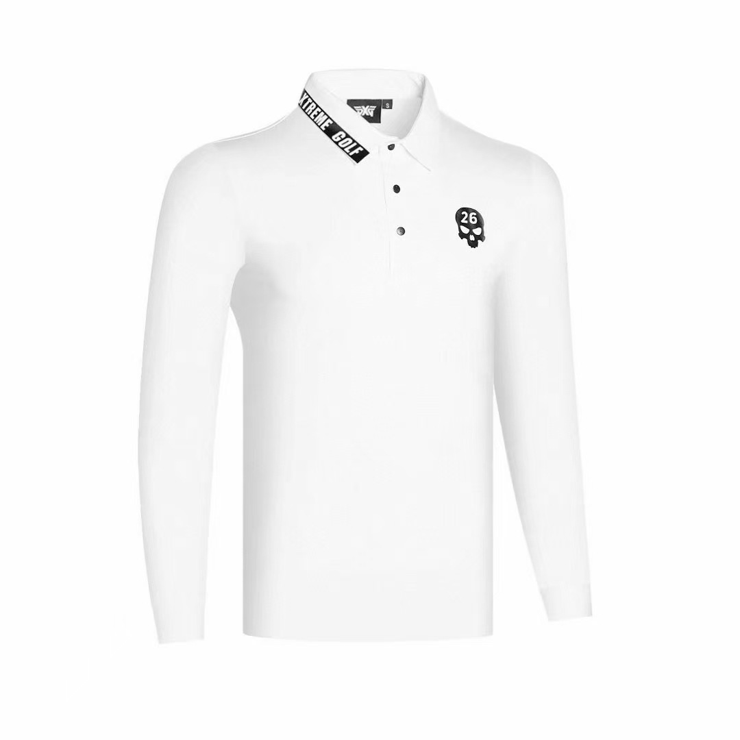 Men's Long Sleeve Golf Sports Pullover | Lapel Sweater Shirt