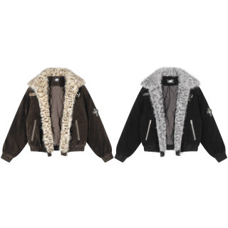 Retro Fur Collar Cotton-Padded Jacket for Men | Winter Coat 5
