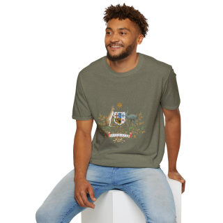 Australian Coat of Arms shirt | Kangaroo Emu Crest T-Shirt 134