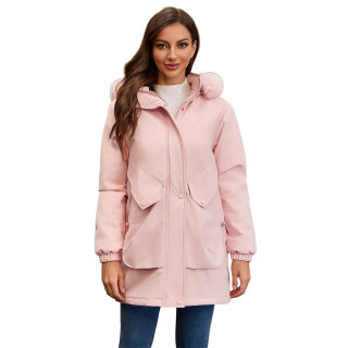 Women's Hooded Long Sleeve Cardigan Jacket | Chic Commute Style 4