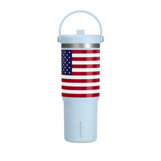 American Flag Tumbler 32oz | USA Stars Stripes Stainless Travel Cup 5