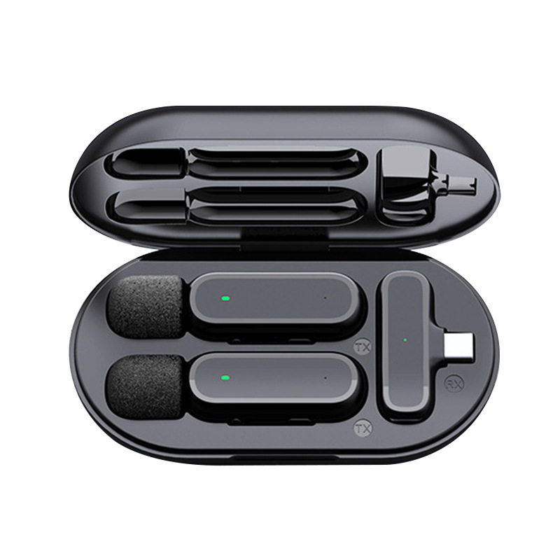 K61 Wireless Lavalier Microphone | Charging Case, Noise Reduction