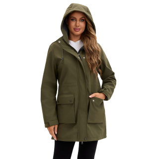 Women's Hooded Jacket with Pockets | Commuter Style 2