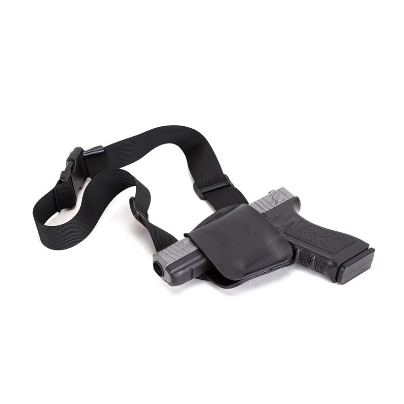 Concealed Cowhide Tactical Vehicle Holster