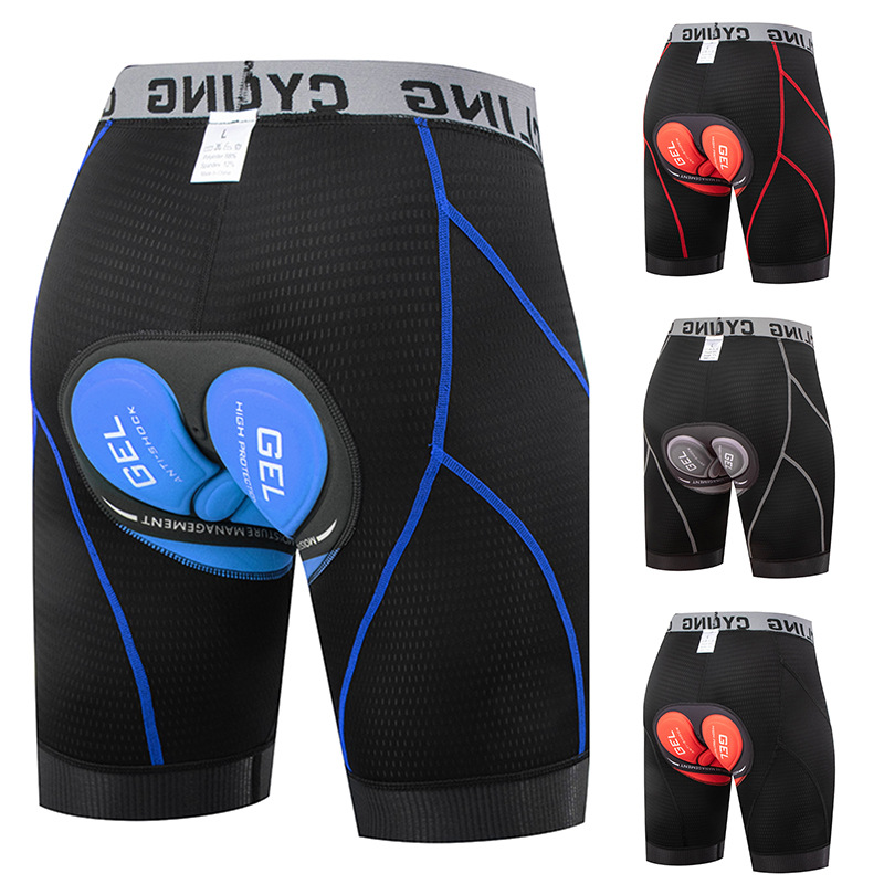 Padded Cycling Shorts | Silicone Cushion, Mountain & Road Bike