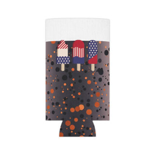 American Flag Popsicles Can Cooler | Patriotic Fourth of July Koozie 4