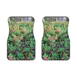 Forest berry groundcover car mats | front floor mats (set of 2)