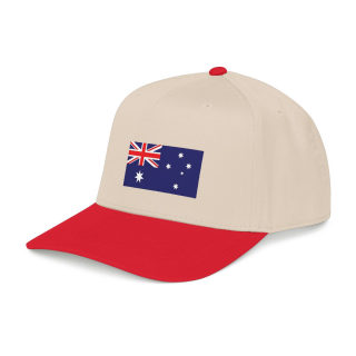 Australian Flag Mid Profile Baseball Cap | Australia Flag Embroidered Hat 28