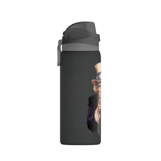 Uncle Sam Pointing Water Bottle | 32oz Insulated Stainless Steel 8
