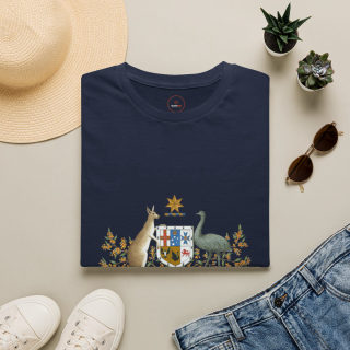 Australian Coat of Arms shirt | Kangaroo Emu Crest T-Shirt 8