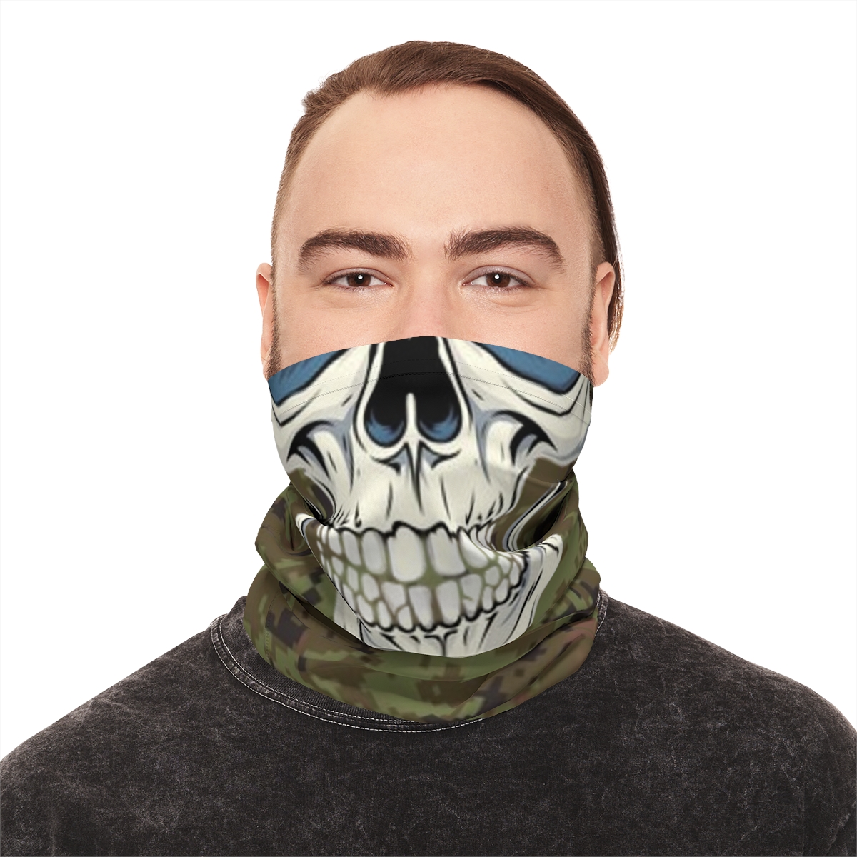 Skull Camo Neck Gaiter