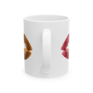 Kiss Lip Print Mug | Ceramic Coffee Cup 5