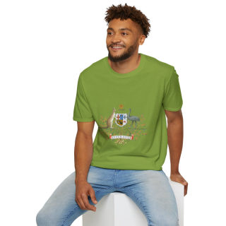 Australian Coat of Arms shirt | Kangaroo Emu Crest T-Shirt 136