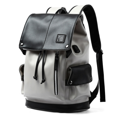 Men's Waterproof Laptop Bag | Medium Capacity PU Leather Messenger Bag