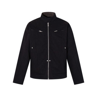 Men's Stand Collar Baseball Jacket | Windproof Zip-Up 6