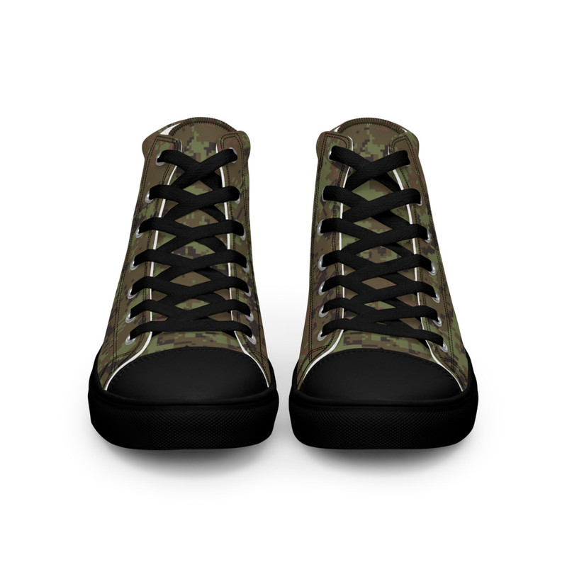 Men's high-top canvas shoes