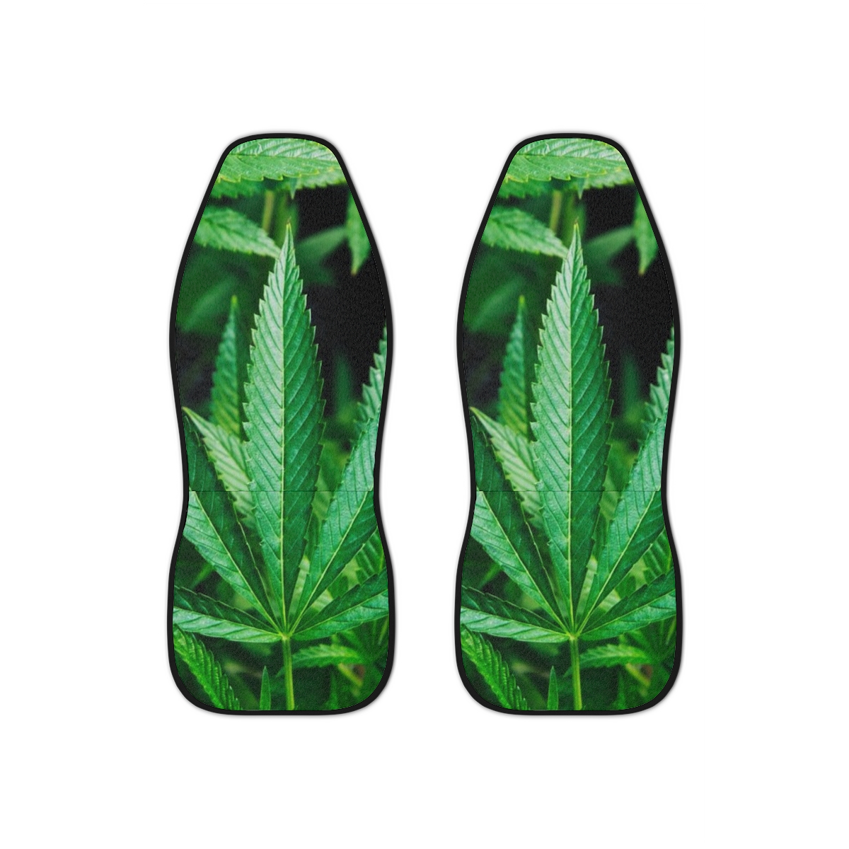 Cannabis Leaf Car Seat Covers | Marijuana Pattern Auto Seat Covers