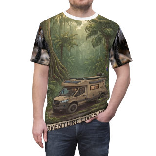 Camper Van Jungle Adventure Tee | All Over Print Shirt 9