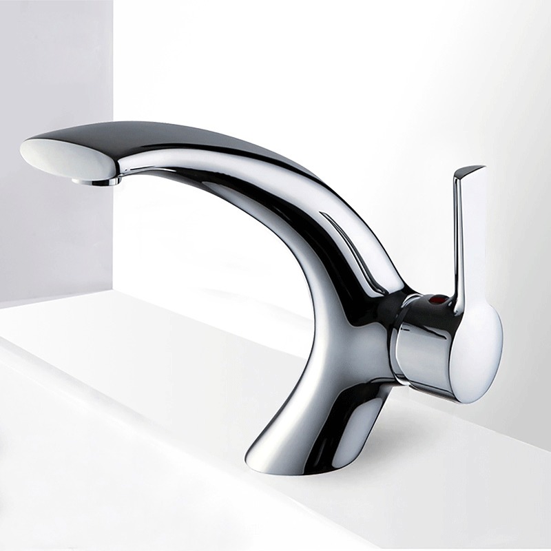 Fine Copper Basin Faucet, Designer Shape