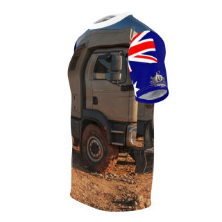 Australian Flag Sleeves Camper Truck Tee | Overland 4x4 Adventure 23