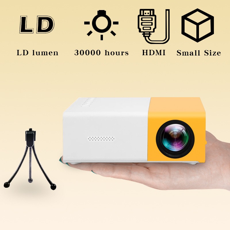 Portable Mini Movie Projector | WiFi, HDMI, USB, iOS/Android