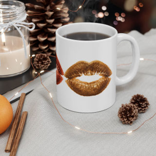 Kiss Lip Print Mug | Ceramic Coffee Cup 11