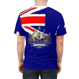 Australian Flag Coat of Arms Tee | All-Over Print Shirt 18