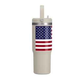 American Flag Tumbler 32oz | USA Stars Stripes Stainless Travel Cup 9