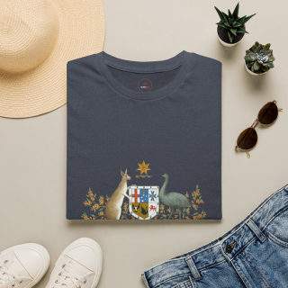 Australian Coat of Arms shirt | Kangaroo Emu Crest T-Shirt 9