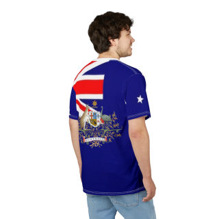 Australian Flag Coat of Arms Tee | All-Over Print Shirt 15