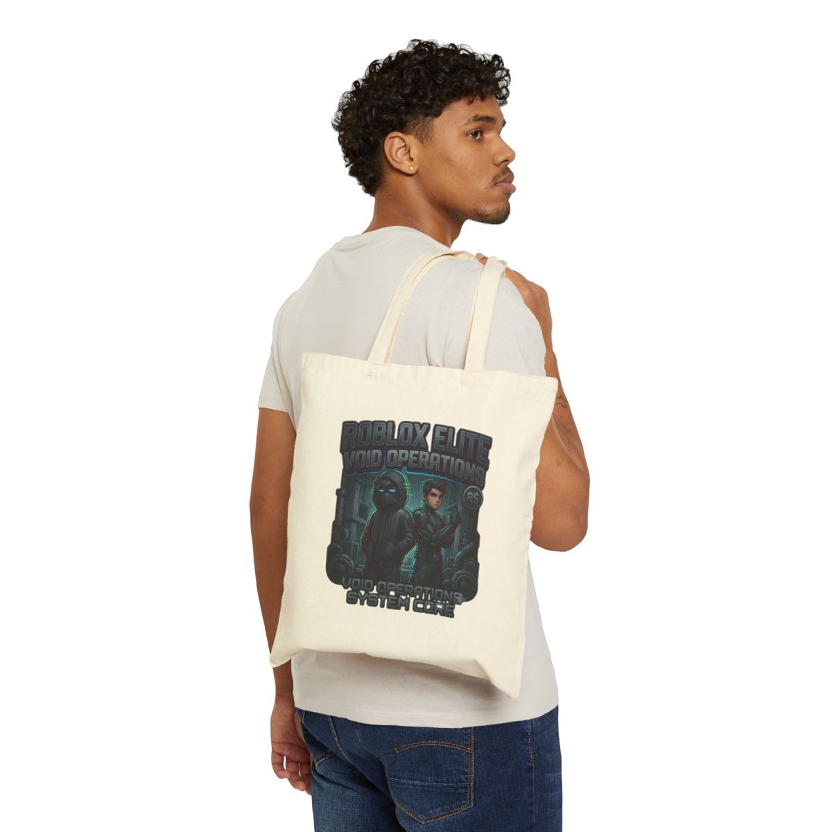 Roblox Elite Covert Operations Tote Bag | Gaming Graphic Canvas Tote