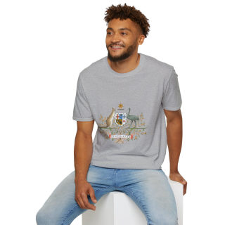 Australian Coat of Arms shirt | Kangaroo Emu Crest T-Shirt 133